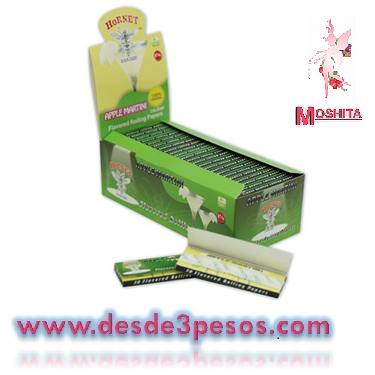 Papel Para Cigarro Hornet Sabor Apple Martini Sobre Con Sabanas