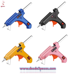 Pistola de Silicon grande en colores 17 x 15cm.