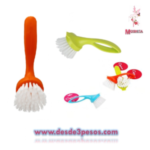 Escobeta Alemana Cepimex en colores de Plastico 17cm.
