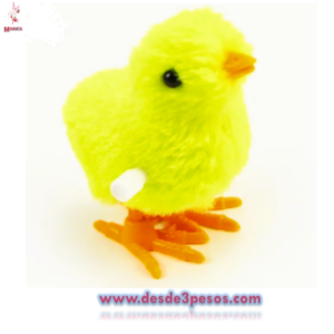 Pollo de PELUCHE Con Cuerda y Sonido al caminar 10cm X 8 cm