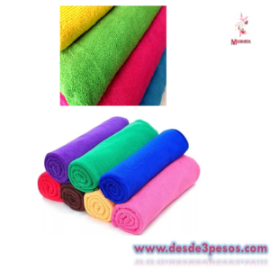 Trapo Microfibra Absorbente en colores 1 metro de largo 52cm. De ancho