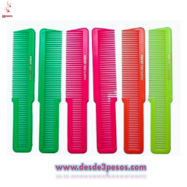 Peines para Bareberia en Colores 19x4.5cm
