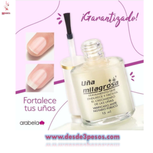 Uña Milagrosa Tratamiento que ENDURECE Y FACILITA EL CRECIMIENTO 15ml. Beige