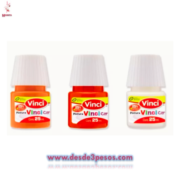 Pintura Cartel Vinci 25ml. En varios colores - Imagen 2