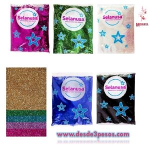 Diamantina Ultrabrillante 50g. En varios colores Selanusa