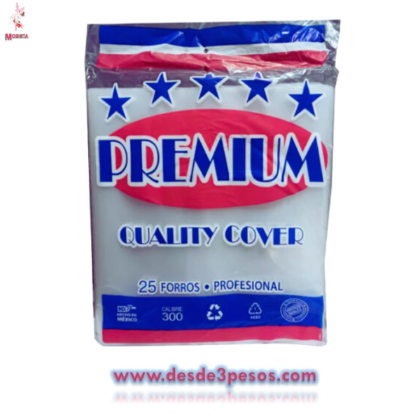 Paquete con 25 Forros P/ Cuaderno Profesional PREMIUM calibre 300 - Imagen 2