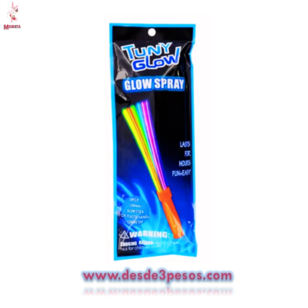 Varita rociadora Tuny Glow bolsa con 1pza. 30cm. Aprox.