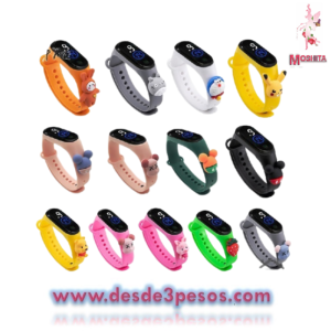 Reloj De Pulsera Digital Deportivo LED en diferente color modelos como fotos
