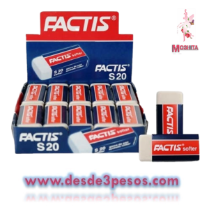 Gomas de migajon FACTIS 5.5 X 2.5 cms