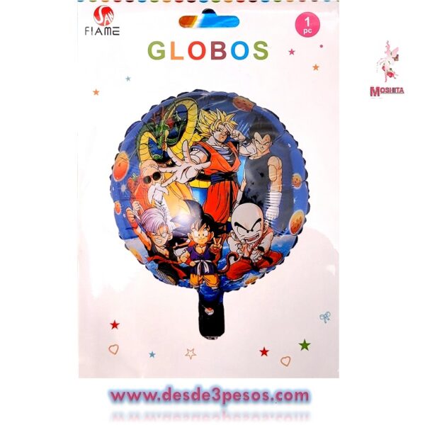Globo Metalico en diferentes personajes 47cm. Diametro - Imagen 5