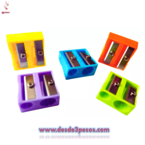 Sacapuntas KOOVI Doble en varios colores - Imagen 2