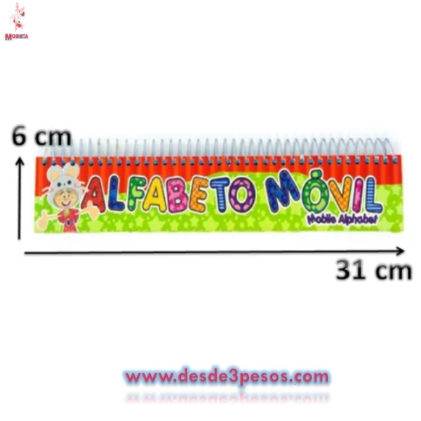 Alfabeto movil grande pasta delgada 1 Juego de letras mayusculas de la A a la Z
