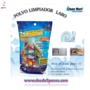 Polvo concentrado Limpia Superficies elimina oxido manchas dificiles 230g.