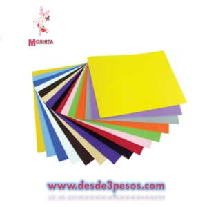 FOAMY TAMAÑO CARTA LISO VARIOS COLORES 1pza.