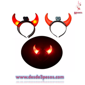 Diadema Diablita con Luz pilas incluidas