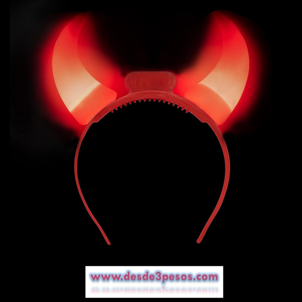 Diadema Diablita con Luz pilas incluidas - Imagen 3