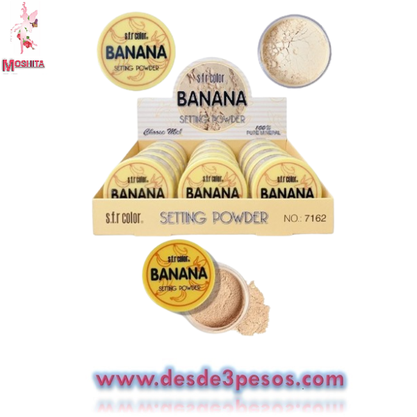 Maquillaje en Polvo de Banana Traslucido - Imagen 2