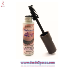 Mascara para Pestañas PROSA Efecto Alargador de Pestañas en color Cafe