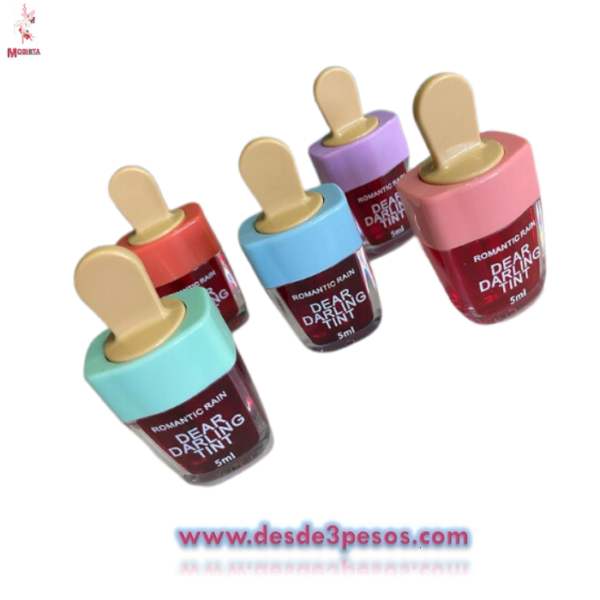 Caja con 12pza. Lipgloss para labios en forma de Paleta 6.5 x 3.5cm. presentaci?n como foto - Imagen 2