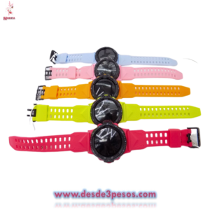 Reloj Deportivo Digital con Correa de pl?stico en colores 26cm. De largo
