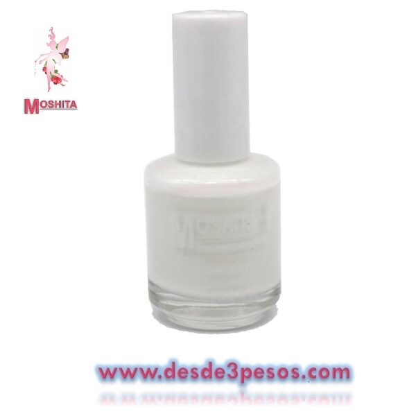 Esmalte para uñas Moshita en Color BLANCO
