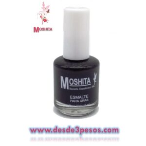 Esmalte para uñas Moshita en Color NEGRO
