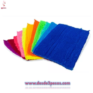 Cuadritela Chica.Cuadritela Chica Para Lavar Trastes 20cm. de Largo X 15cm en Varios Colores.