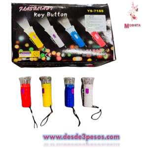 Caja con 24 Lampara de Pilas Luz LED 9cm de Largo Varios Tonos