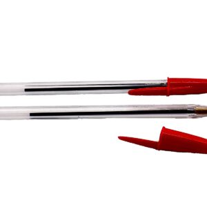 Pluma BIC PUNTO MEDIANO en color ROJO