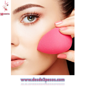 Esponja Aplicadora para Maquillaje en forma de Gota 6 x 3.5 cm en colores