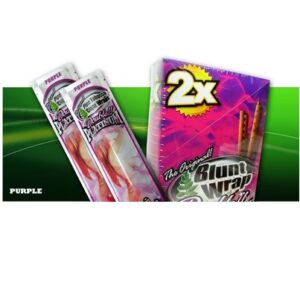 Sobre con 2 envolturas sabor AROMAS FLORALES(PURPLE) para cigarros, Double Platinum