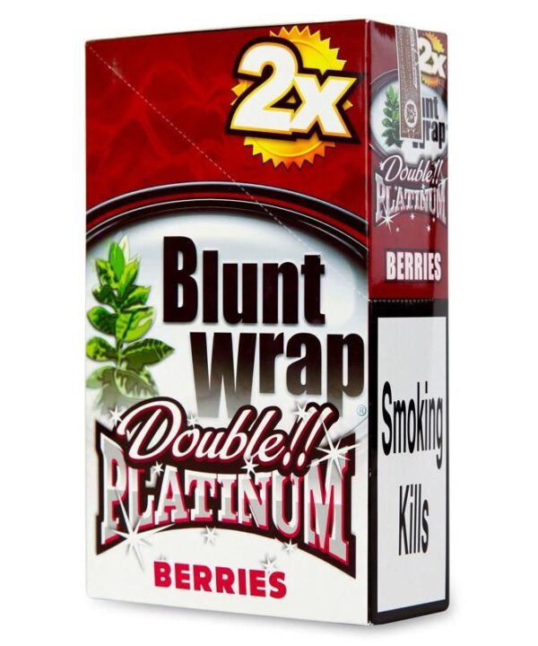 Sobre con 2 envolturas sabor BAYAS ( BERRIES ) para cigarros, Double Platinum - Imagen 2