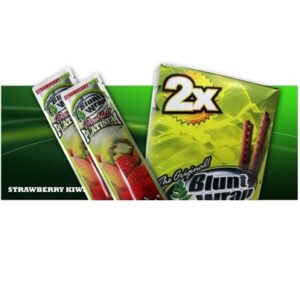 Sobre con 2 envolturas sabor FRESA-KIWI ( STRAWBERRY-KIWI ) para cigarros, Double Platinum