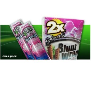 Sobre con 2 envolturas sabor COCTEL GINEBRA (GIN & JUICE) para cigarros, Double Platinum