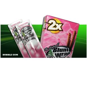 Sobre con 2 envolturas sabor CHICLE (BUBBLE GUM) para cigarros, Double Platinum