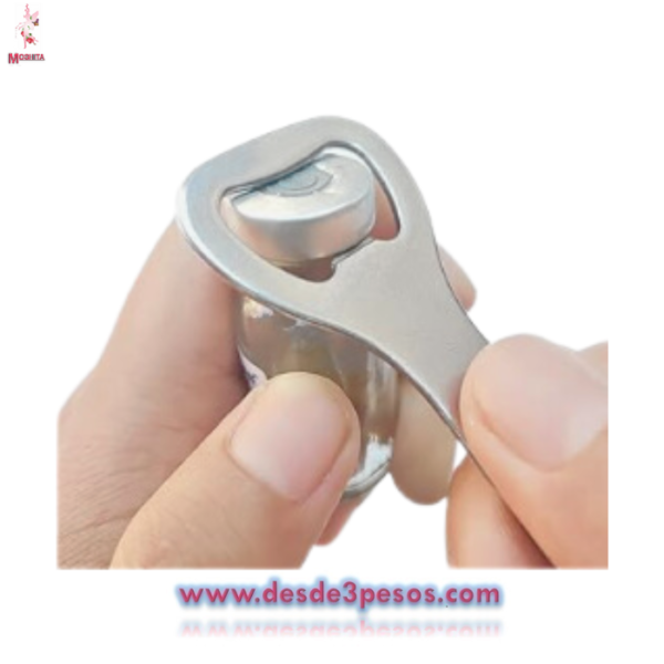 Destapador de Acero, Plano 7cm. De largo - Imagen 2