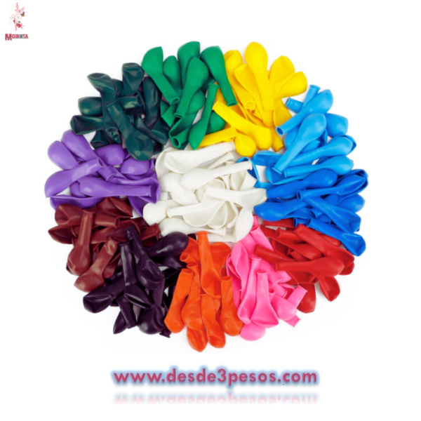 Bolsa de Globos con 100pza. # 5 - Imagen 2