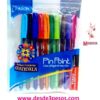 Pin Point Boligrafo AZOR MANDALA, Punto Fino Bolsa con 10 pza. - Foto 2