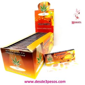 Papel para Cigarro C & G, MELLO MANGO C & G, 4.5 x 7.5cm. 50 hojas