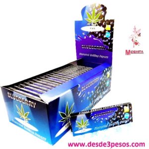 Papel para Cigarro C & G, BLUEBERRY 4.5 x 7.5cm. 50 hojas