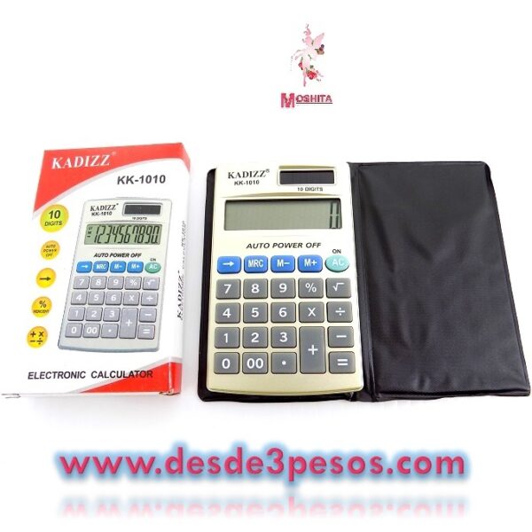 Calculadora KADIZZ TS-2805 9.50 X 5 cm. Con cartera