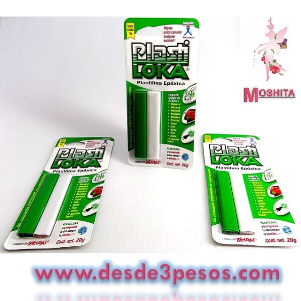 Plastiloka, plastilina Epoxica 20 grs. - Imagen 2