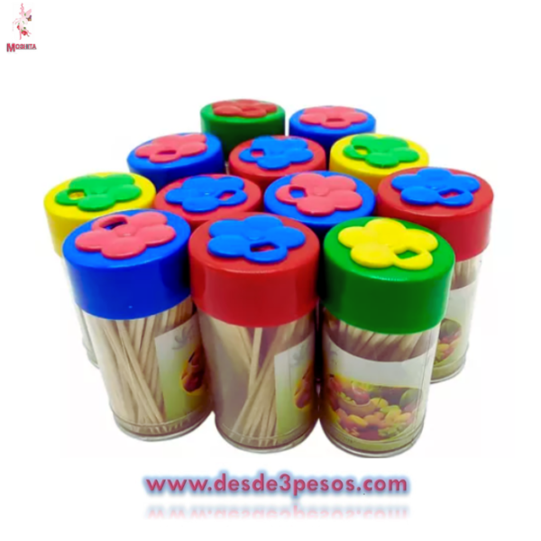 Paq. Con 12 Envases con palillos de Madera - Imagen 3