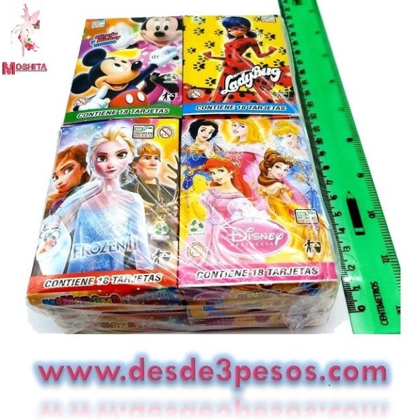 Paquete con 12 Cajitas de MEMORAMA con 18 Tarjetas de Dibujos animados cada Caja - Imagen 3