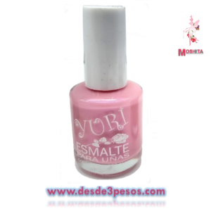 Esmalte para Uñas MOSHITA Color ROSA CLARO PASTEL con 15 ml.