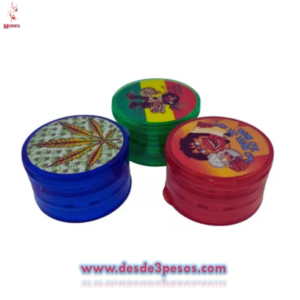 GRINDER PLASTICO EN COLORES 6cm.
