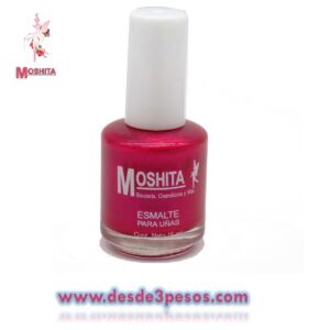 Esmalte para Uñas MOSHITA Color ROSA NACARADO con 15 ml.