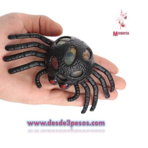 Pelota Juguetes Bola de ARAÑA con bolitas de Hidrogel Dentro 9cm. Aprox.