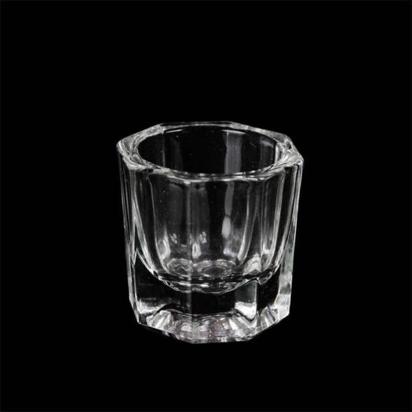 Mini Vaso de Acrilico para Decorar Uñas 3cm. De alto X 3 cm. De diametro - Imagen 2