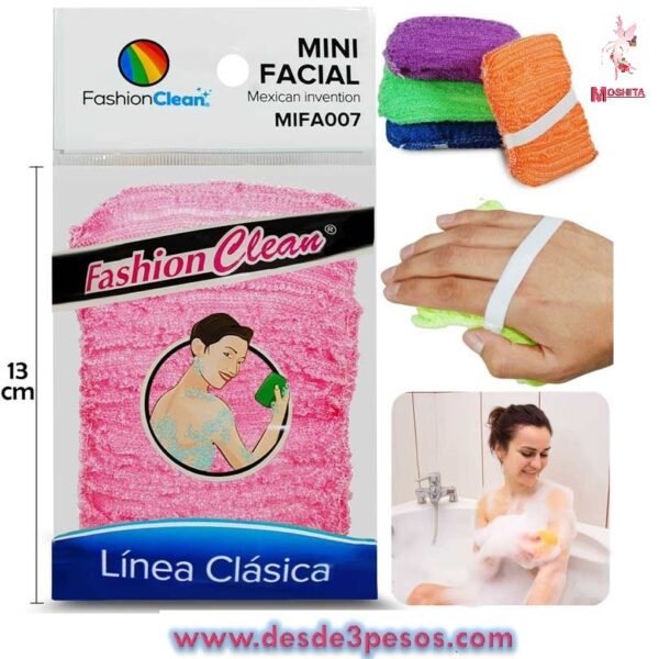 Mini Facial Fashion Clean en colores 8 x 13cm